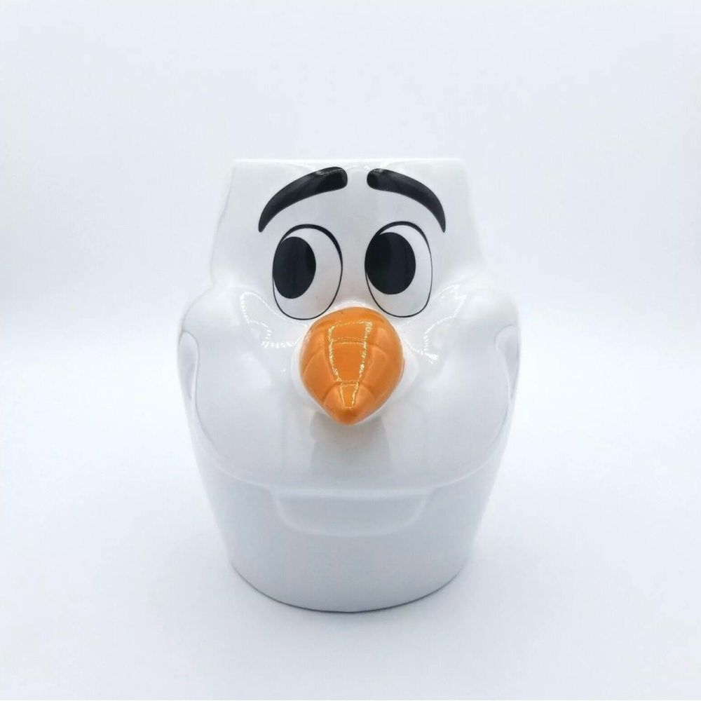 Disney Store: Genuine Authentic Frozen Olaf Large 3D Sculpted Ceramic 20 oz. Mug